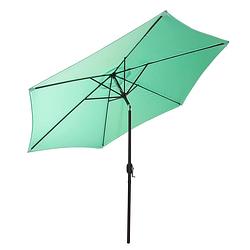 Foto van Goodvibes - kantelbare stalen parasol, 200 cm - groen pastel