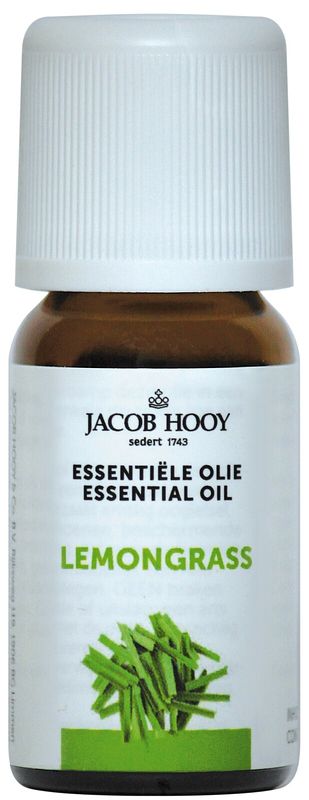 Foto van Jacob hooy essentiële olie lemongrass 10ml