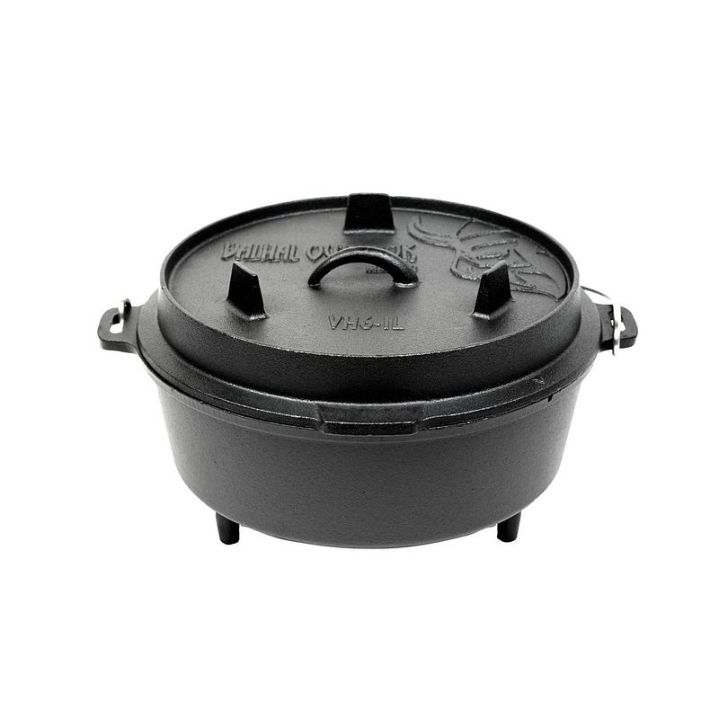 Foto van Valhal dutch oven braadpan gietijzer 6,1 liter