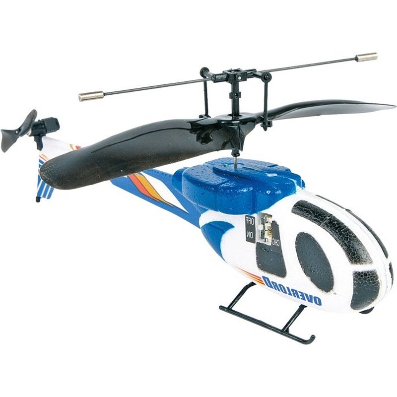 Foto van Small foot infrarood helikopter blauw