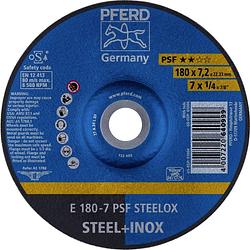 Foto van Pferd 62017640 e 180-7 psf steelox afbraamschijf gebogen 180 mm 22.23 mm 10 stuk(s)