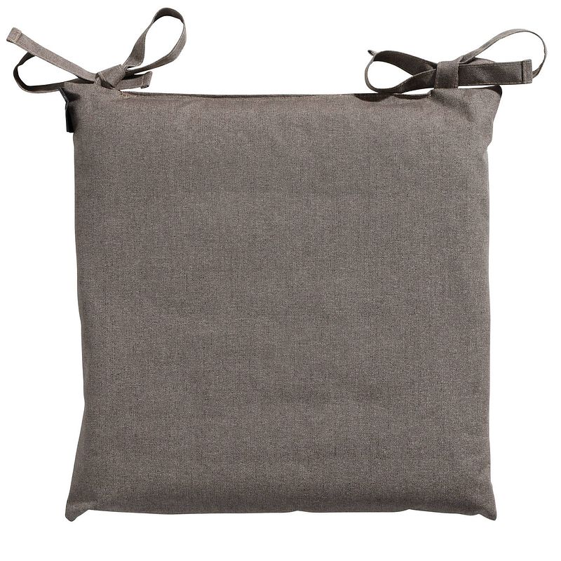 Foto van Madison toscane zitkussen - outdoor - oxford taupe - 46x46 - bruin