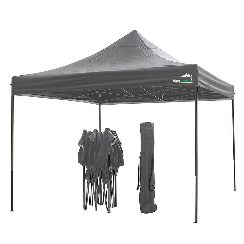 Foto van Maxxgarden easy-up partytent - 3x3m - standaard - waterdicht - opvouwbaar - inclusief draagtas - groen