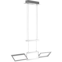 Foto van Wofi skip 7159.01.63.8000 led-hanglamp 25 w aluminium (geborsteld)