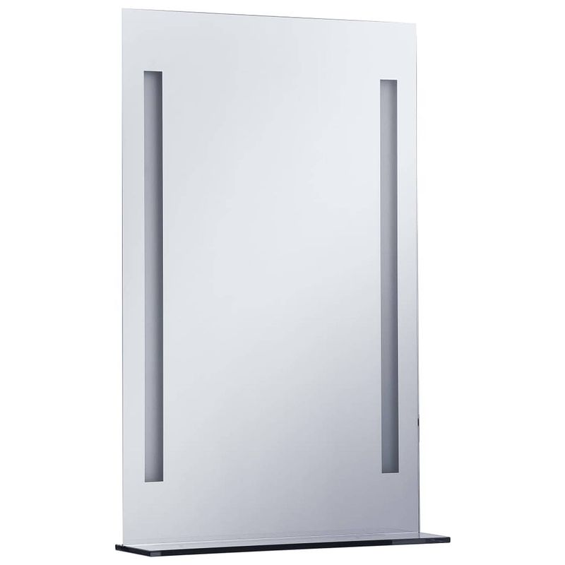 Foto van The living store led spiegel - 60 x 80 cm - ip44 - aluminium - glas