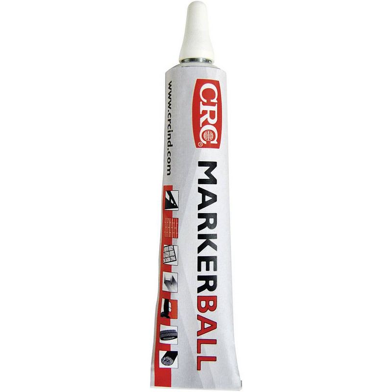 Foto van Crc 30158-ab markerball-markeerstift met kogelventiel wit 50 ml