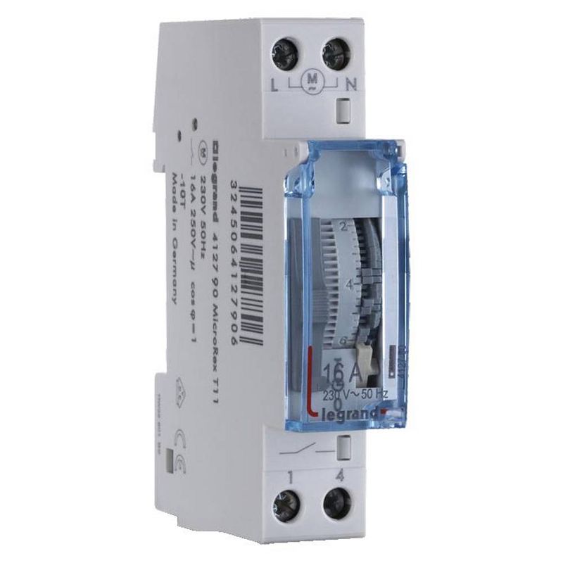 Foto van Legrand legrand 412790 din-rail schakelklok analoog 230 v