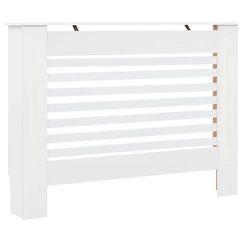 Foto van Vidaxl radiatorombouw 112x19x81,5 cm mdf wit