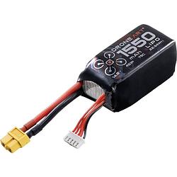 Foto van Droneart lipo accupack 14.8 v 1550 mah aantal cellen: 4 75 c softcase xt60