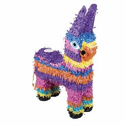 Foto van Gekleurde pinata ezel 55 cm - pinata feest/verjaardag accessoires voor kinderen