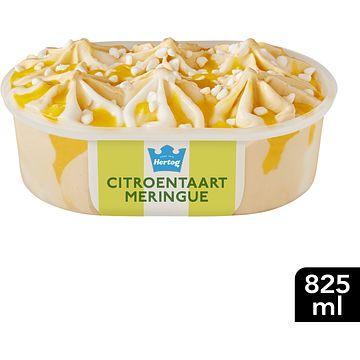 Foto van Hertog ijs ijssalon citroentaart meringue 825ml bij jumbo