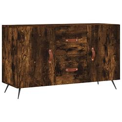 Foto van Vidaxl dressoir 100x36x60 cm bewerkt hout gerookt eikenkleurig