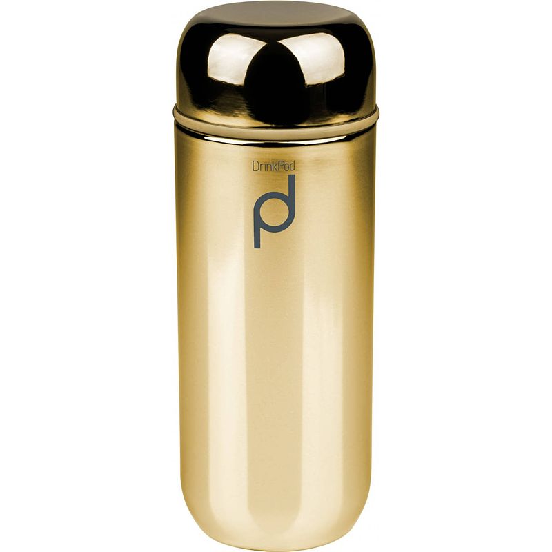 Foto van Vacuum thermosbeker, 0.2 l, metallic goud - pioneer