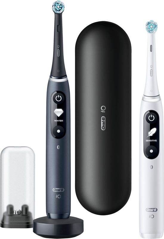 Foto van Oral-b io series 7n duo pack zwart en wit