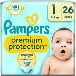 Foto van Pampers premium protection maat 1, 26 luiers bij jumbo