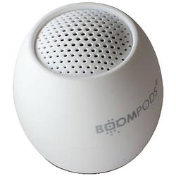 Foto van Boompods zero talk bluetooth luidspreker amazon alexa geïntegreerd, handsfree-functie, stootvast, waterafstotend wit