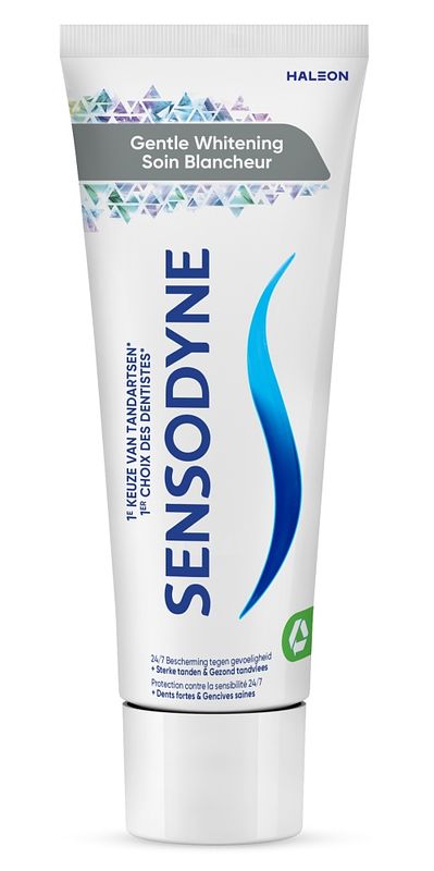 Foto van Sensodyne gentle whitening tandpasta