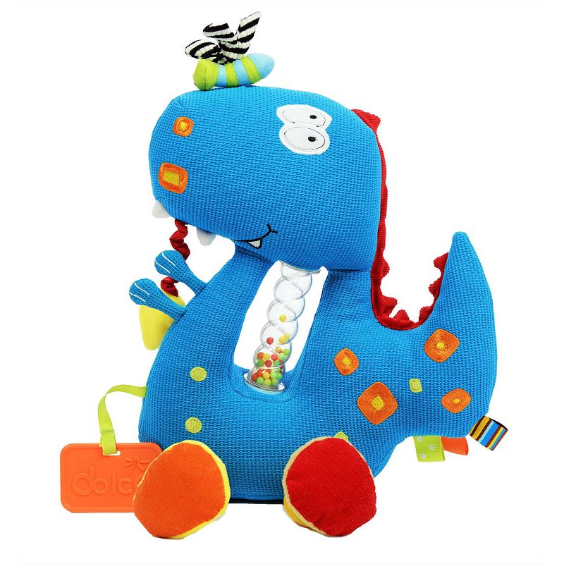 Foto van Dolce classic activiteitenknuffel dinosaurus diego - 27 cm