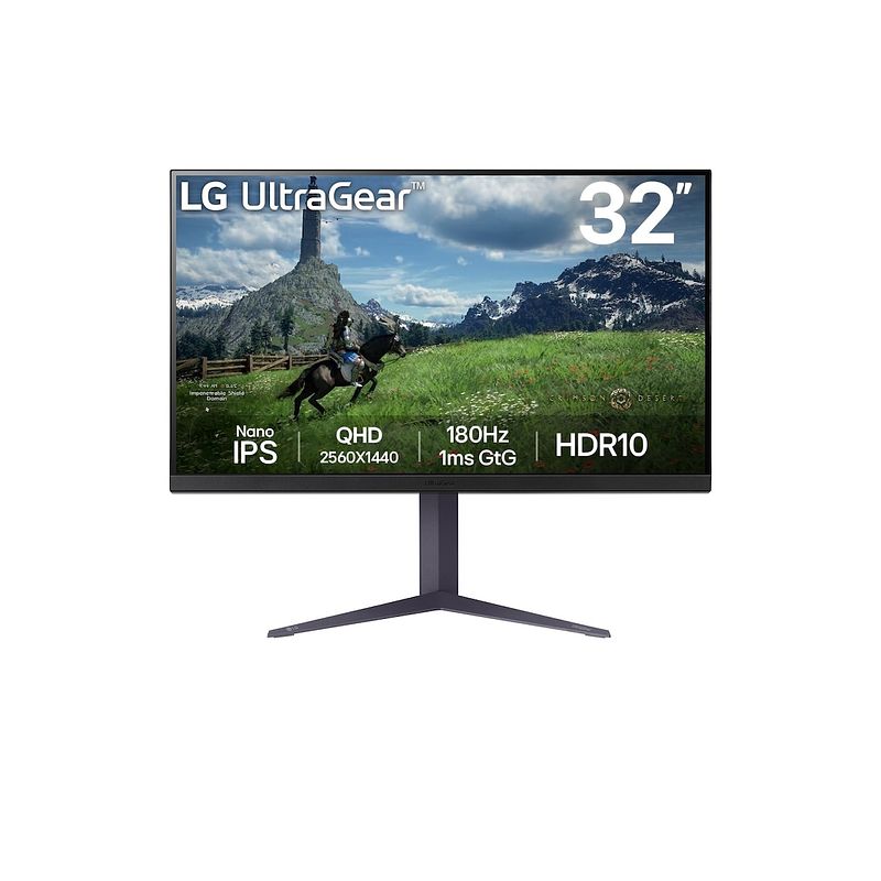 Foto van Lg ultragear 32gs85q-b monitor zwart