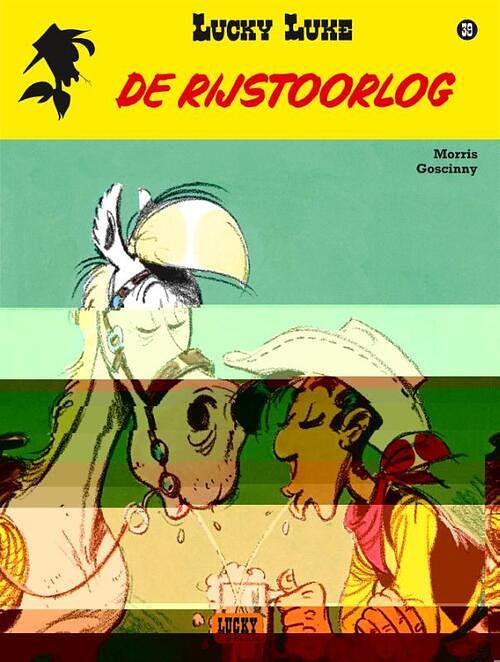 Foto van 39. de rijstoorlog - morris, rené goscinny - paperback (9782884713917)