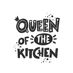 Foto van Inductiebeschermer - queen of the kitchen - 60x60 cm