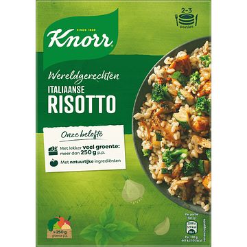 Foto van 1+1 gratis | knorr wereldgerechten maaltijdpakket italiaanse risotto 257g aanbieding bij jumbo