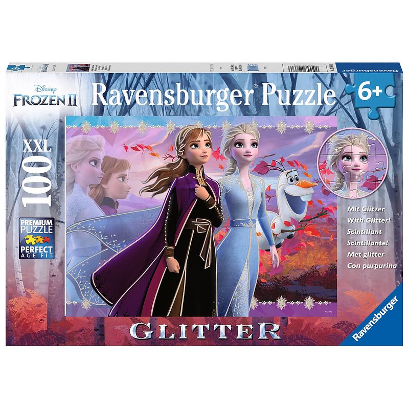 Foto van Ravensburger puzzel disney frozen 2 - 100 stukjes