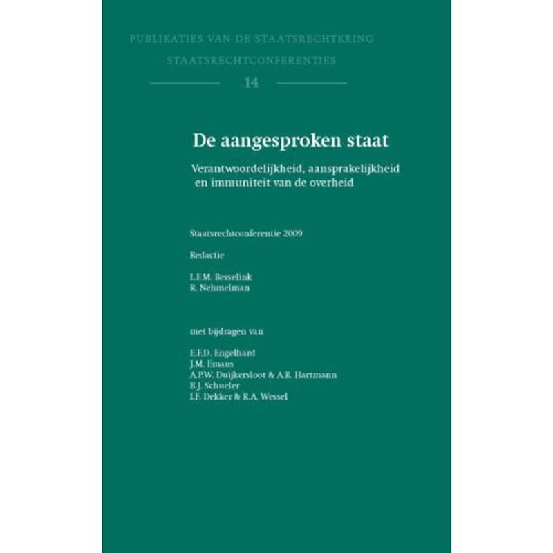 Foto van De aangesproken staat - publicaties van de