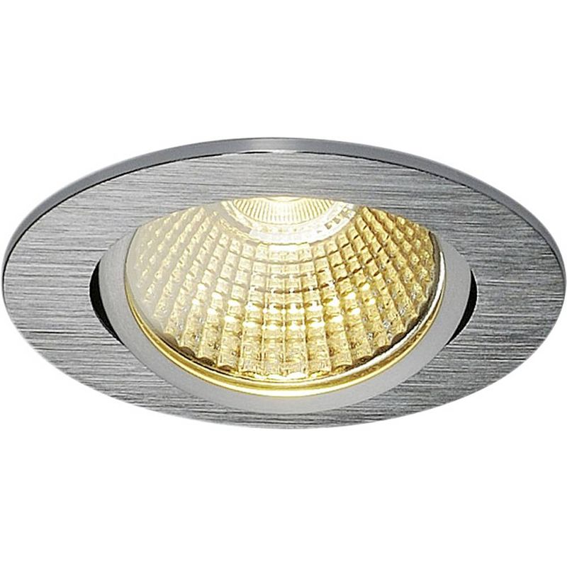 Foto van Slv 114386 slv led-inbouwlamp led led vast ingebouwd 9 w aluminium (geborsteld)