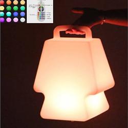 Foto van Led draagbare sfeerlamp16 kleuren - nachtlamp kinderkamer - camping lamp - oplaadbaar