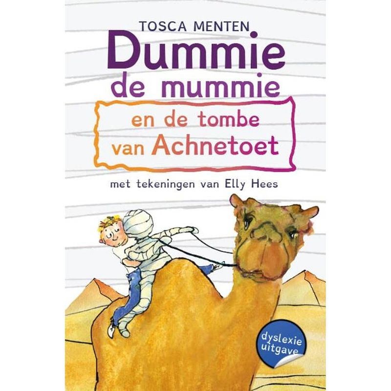 Foto van Dummie de mummie 2 - dummie de mummie en de tombe van achnetoet (dyslexie uitgave)