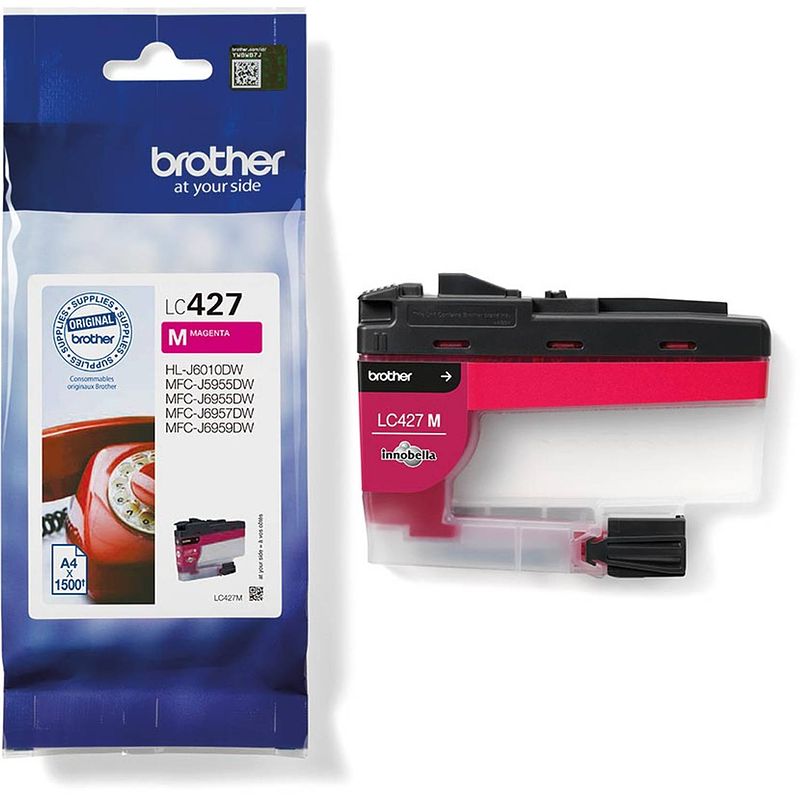 Foto van Brother lc-427 cartridge magenta