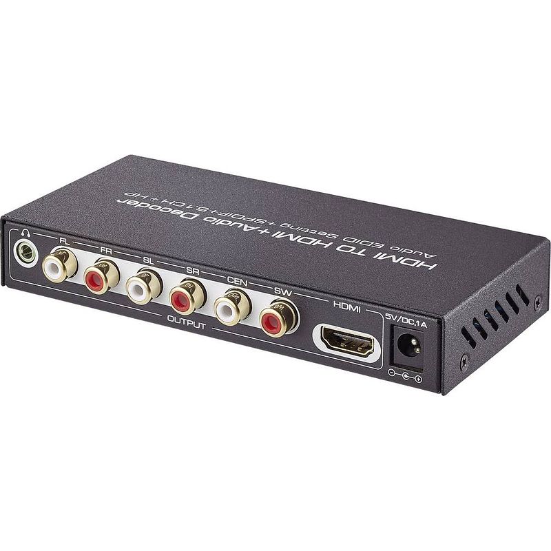 Foto van Speaka professional audio extractor sp-ae-h/6k [hdmi - hdmi, cinch, toslink] 1920 x 1080 pixel