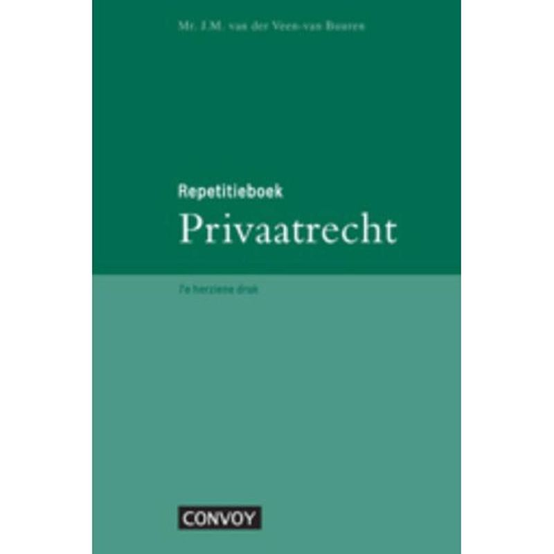 Foto van Repetitieboek privaatrecht