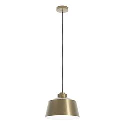 Foto van Eglo southery hanglamp - e27 - ø 35 cm - goud/crème