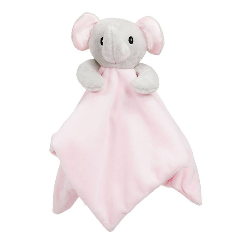 Foto van Soft touch knuffeldoekje olifant 36 cm roze