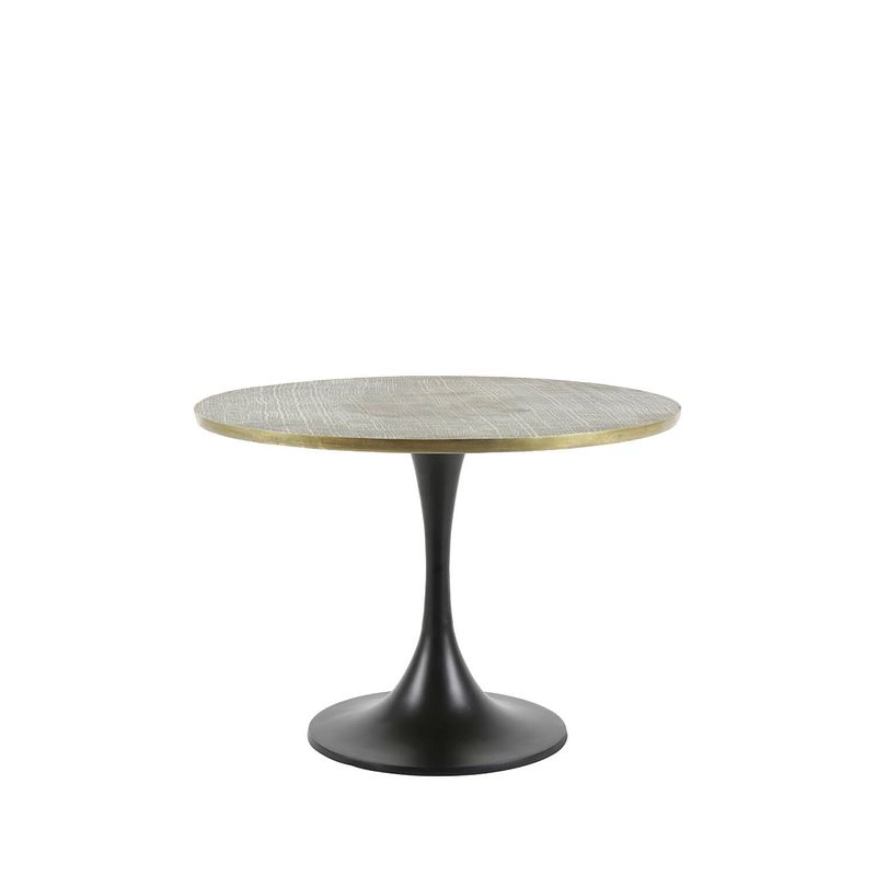 Foto van Side table 61x41 cm rickerd antique bronze