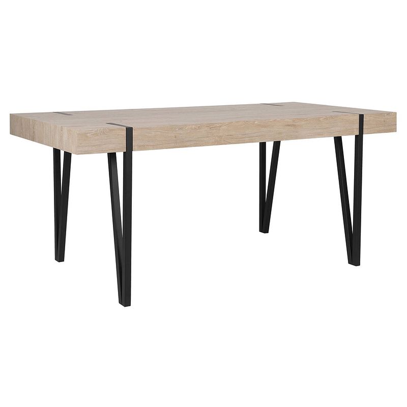 Foto van Beliani adena - eettafel-lichte houtkleur-mdf