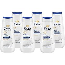 Foto van Dove advanced care verzorgende douchegel deeply nourishing 6 x 225ml aanbieding bij jumbo | 30% korting