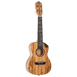 Foto van Ortega ruet-sma elite series concert size ukulele spalted maple elektrisch-akoestische concert ukelele met gigbag