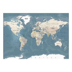 Foto van Artgeist vintage world map vlies fotobehang 350x245cm 7-banen