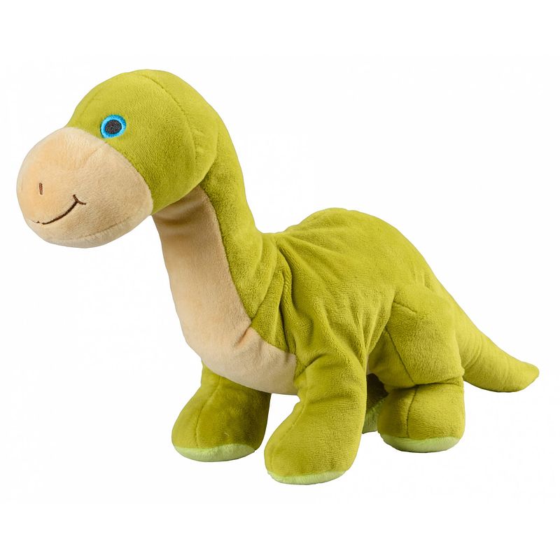 Foto van Warmies warmteknuffel dino 30 cm groen