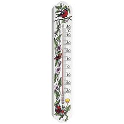 Foto van Tfa dostmann analoges innen-außen-thermometer thermometer wit, bloemen