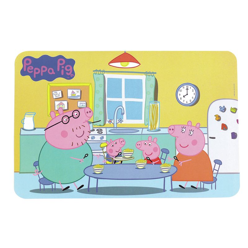 Foto van Placemat voor kinderen peppa pig 43 x 28 cm - placemats