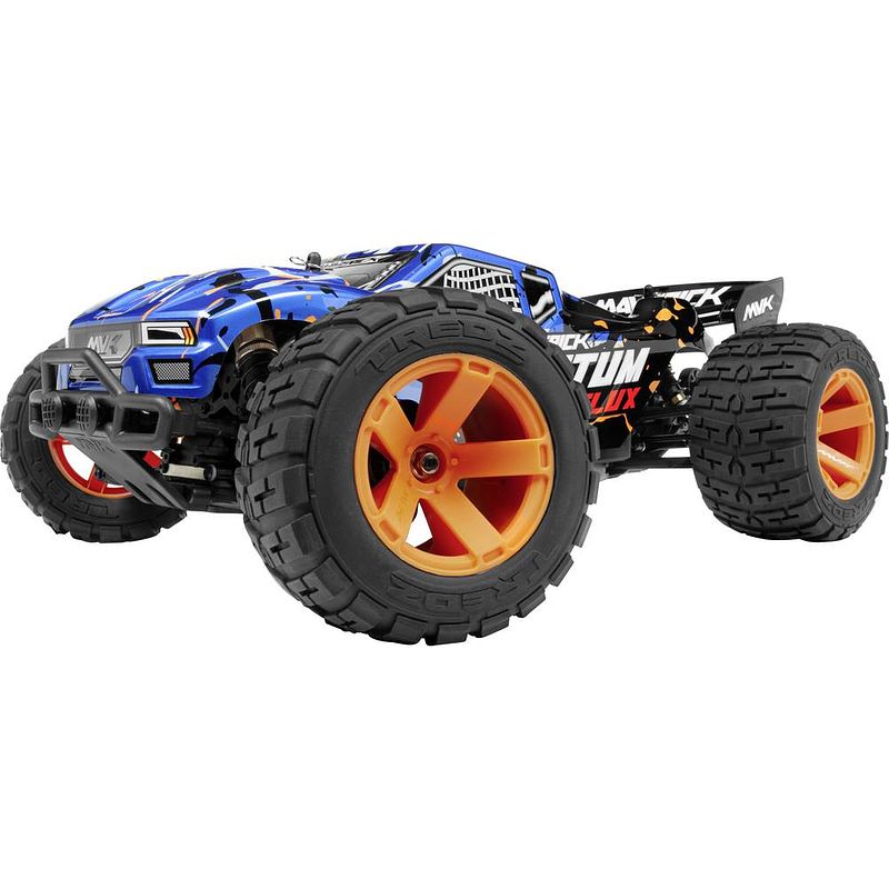 Foto van Maverick quantum xt flux 80a 1/10 4wd truck - blue 1:10 brushless rc auto elektro truggy 4wd rtr 2,4 ghz