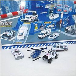 Foto van Politie speelgarage met voertuigen - speelgoed garages