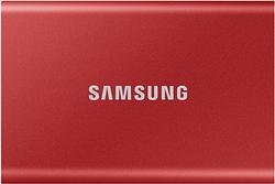 Foto van Samsung portable ssd t7 500gb externe ssd rood