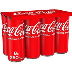 Foto van Cocacola original taste 8 x 250ml bij jumbo