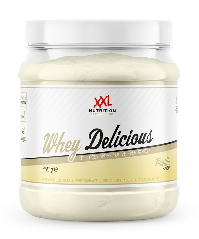 Foto van Xxl whey delicious vanille