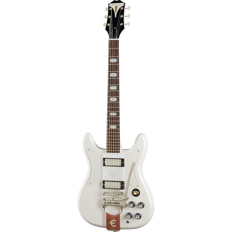 Foto van Epiphone crestwood custom tremotone polaris white elektrische gitaar